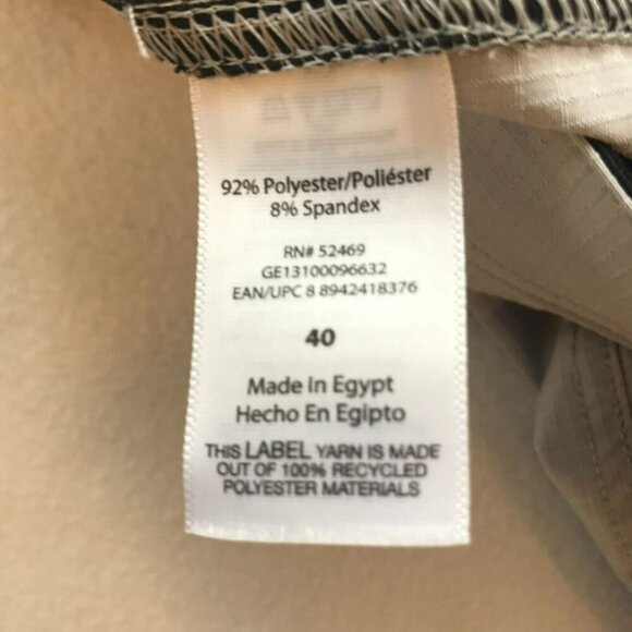 George Men's Flat Front Bermuda Golf Shorts Size 40 in Light Gray Activewear - Picture 14 of 14